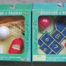 New Lot 2 Madeline & Friends Accessories Soccer + Hopscotch Playground Sets Eden