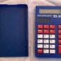 Texas Instruments TI-108 Hand Held Basic Pocket Solar Calculator Red White Blue