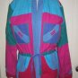 Colorblock Patchwork Quilted Wrap Open Front Collarless Conversion sleeve jacket