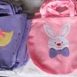 VTG NWT Lot 12 EASTER Chicks & Bunnies Shopping Bags Totes Candy Basket Spring