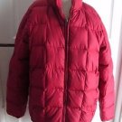 Womens M Eddie Bauer Goose Down Quilted Zip Up Winter Snow Puffer Parka Jacket