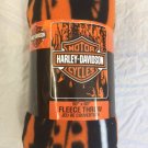 Harley Davidson Road Rage Fleece Blanket