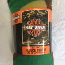 Harley Davidson Camo Fleece Blanket