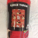 St. Louis Cardinals Mickey Mouse Fleece Blanket