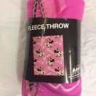 New England Patriots Minnie Mouse Fleece Blanket