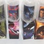 4 Star Trek Collector Glasses in original boxes, Kirk, Spock, Uhura, Nero