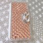 Crystal Bow iPhone 6 Plus and 6s Plus Wallet Case, Diamond Case, Rhinestone Case