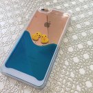 iPhone 6plus and 6s Plus  Dynamic Flowing Duck Duck Case, 3D iPhone Case, Liquid Glitter iPhone Case