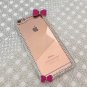 Rhinestones and Bows iPhone 6 and 6s, Diamond iPhone Case, Crystals iPhone Case