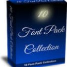10 FONT PACK COLLECTION