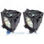 PT-D5100 Dual Replacement Lamps for Panasonic Projectors ET-LAD57W