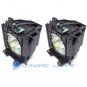 PT-D5100 Dual Replacement Lamps for Panasonic Projectors ET-LAD57W