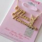 Playboy Necklace MISS NOVEMBER Bunny Pendant Gold Plated Playmate of the Month