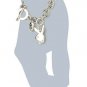 Playboy Bracelet Bunny Charm Silver Platinum Plated Swarovski Crystal Logo