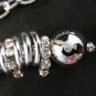 Playboy Y Necklace Infinity Ring Swarovski Crystal Platinum Plated Eternity
