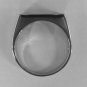 Mens Playboy Ring Bunny Logo Signet Statement Platinum Plated Black Enamel Size 11 Men's