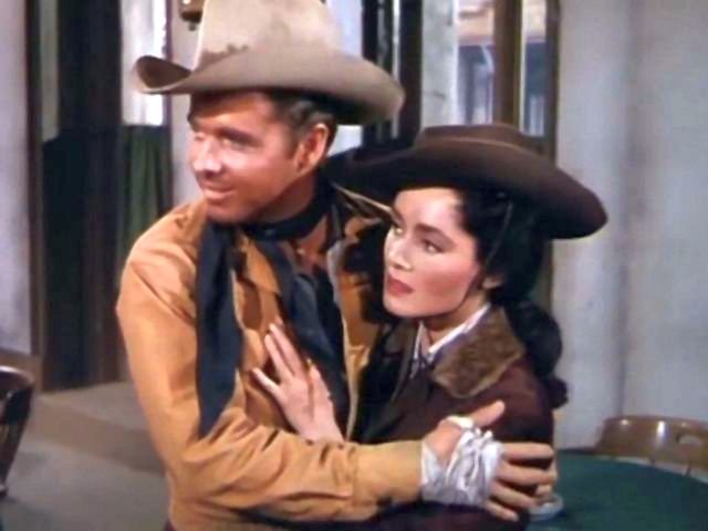 Gunsmoke 1953 Audie Murphy Susan Cabot Western Romance