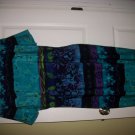 Positive Attitude Women's Blue & Black Floral Dress Size 16