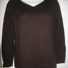 J.. Jill Women's Brown Lightweight Sweater Size S