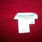 Coldwater Creek Women's Red Sleeveless Sweater Size M