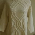 H&M womens turtleneck sweater top ivory