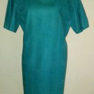 Handmade womens dress size L green 1-033