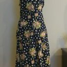 Jessica scott vest skirt suit set size M elastic waist 30 to 34 floral 1-023
