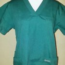 nurse scrup womens circles nurse dental vet tech CNA size XS green