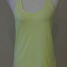 Under Armour heatgear womens mesh tank top sport gym size S yellow