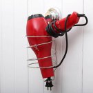 Bathroom Stainless Steel Hair Dryer Holder Storage Wall Mounted Rack Suction Cup