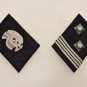 WWII GERMAN SS TOTENKOPF COLLAR TAB SET