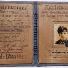 WWII GERMAN NAZI ANTI PARTISAN COMMANDO PASSPORT DOCUMENT BOOK WWII GERMAN NAZI ANTI PARTISAN COMMANDO PASSPORT DOCUMENT BOOK