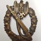 WWII GERMAN NAZI INFANTRY ASSAULT BADGE - BRONZE GRADE WWII GERMAN NAZI INFANTRY ASSAULT BADGE - BRONZE GRADE