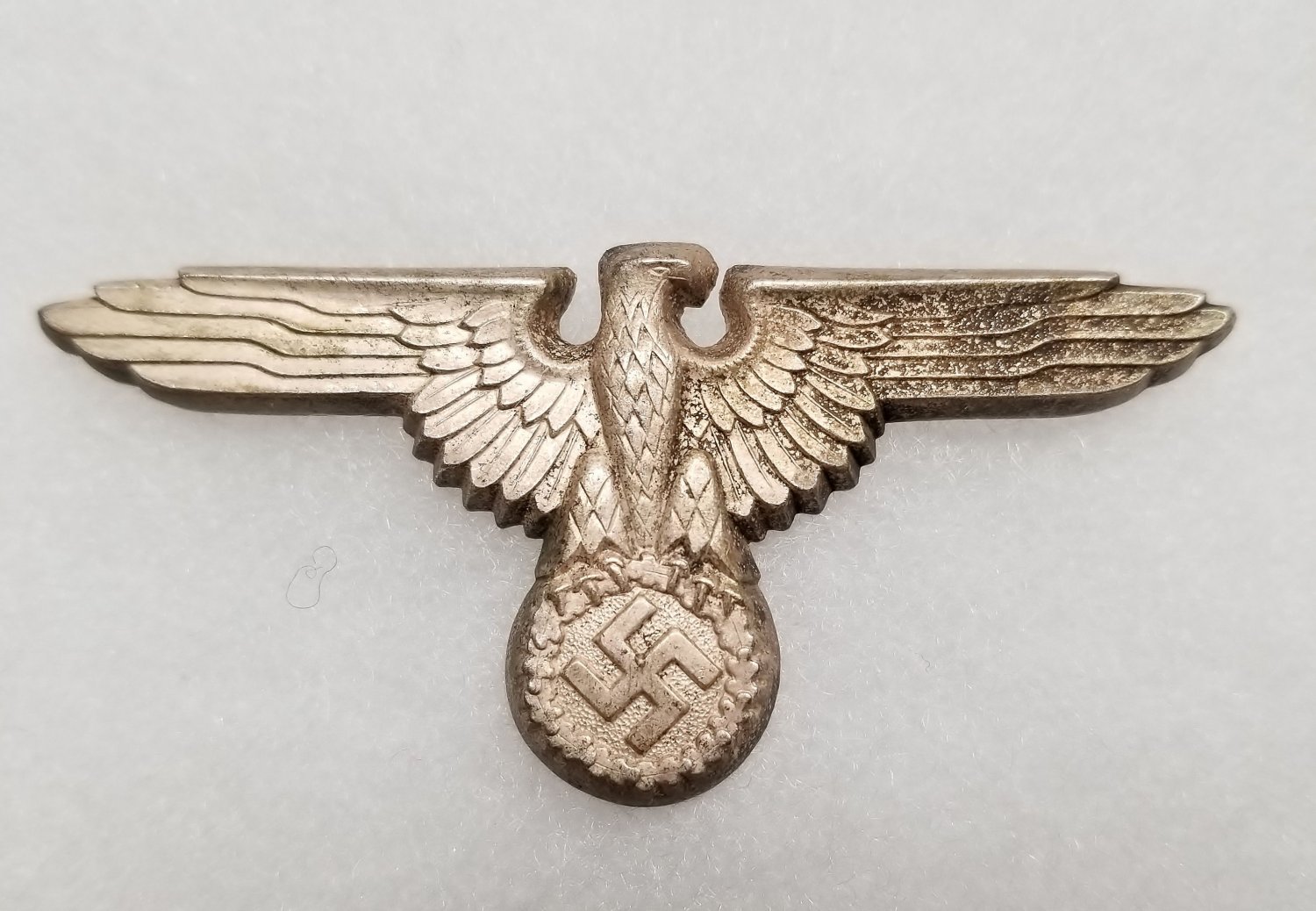 WWII GERMAN NAZI SS VISOR CAP EAGLE