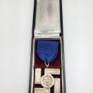 WWII GERMAN NAZI CASED SS 12 YEAR LONG SERVICE MEDAL