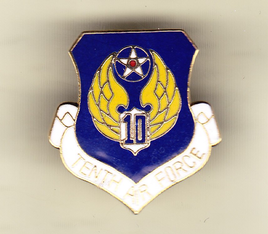 10th Air Force Hat Pin