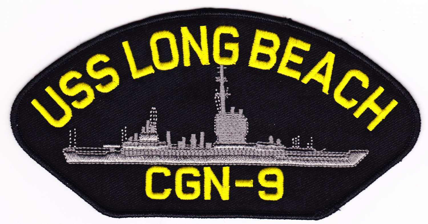 US Long Beach CGN-9 HAT PATCH ONLY