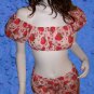 Retro Style Crop Top and Shorts