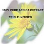 100% Arnica Extract TRIPLE INFUSED POTENT 6oz. bruises pain inflammation hair