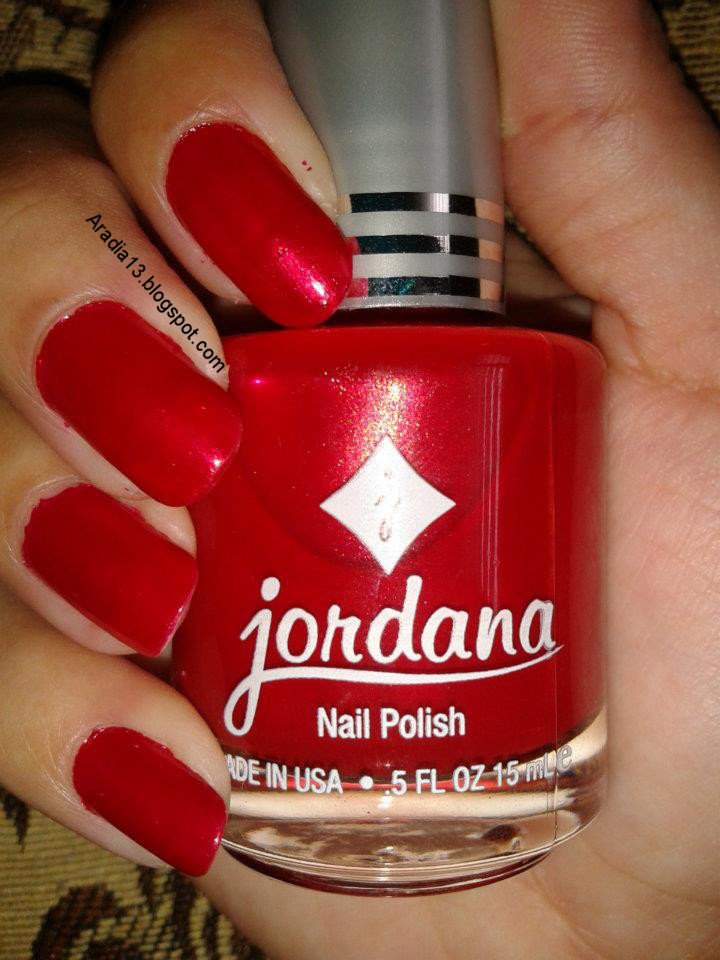 Jordana RED SILK Nail Polish
