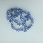 Necklace Bracelet flexible sparkling Bling Bling blue shine charming romantic attractive jewellery
