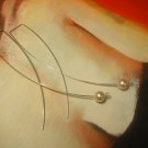 indigo ball earring
