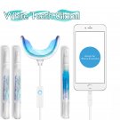White Teeth Global Teeth Whitening Kit with LED powered by a smart phones