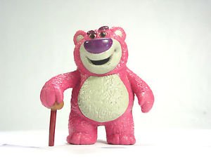 Disney Toy Story bear Lotso pink mean villain  Action figure pvc Cake topper