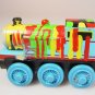 Wood Thomas the train Splatter paint