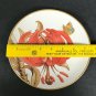 Williams Sonoma Jardin Des Fleurs Salad Dessert Plate Red Lily flower Butterfly