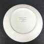 Williams Sonoma Jardin Des Fleurs Salad Dessert Plate Red Lily flower Butterfly