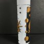 MCM Celestial Collins glass, Matte Black gold moon sun stars vintage barware
