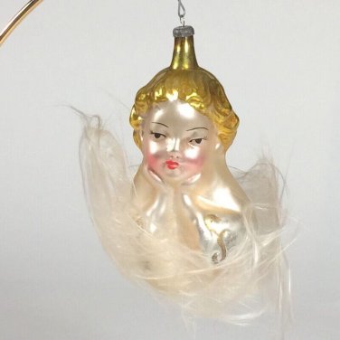 spun glass Christmas Ornament Angel
