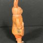 VTG Antique Celluloid Easter Bunny Rabbit drummer Toy Japan
